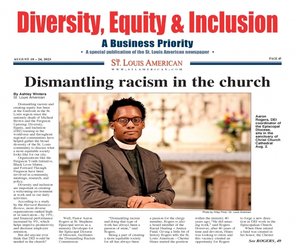Local newspaper features Diocesan Dismantling Racism Commission