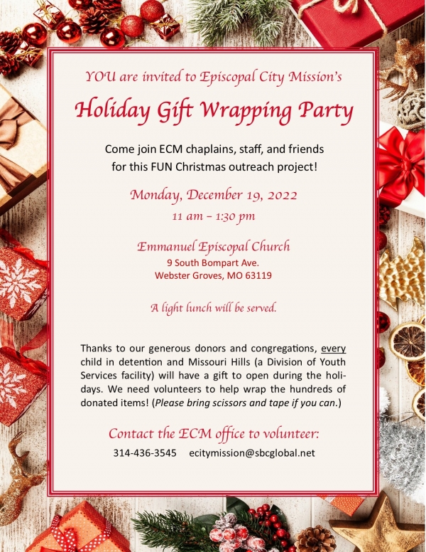 ECM Gift Wrapping Party